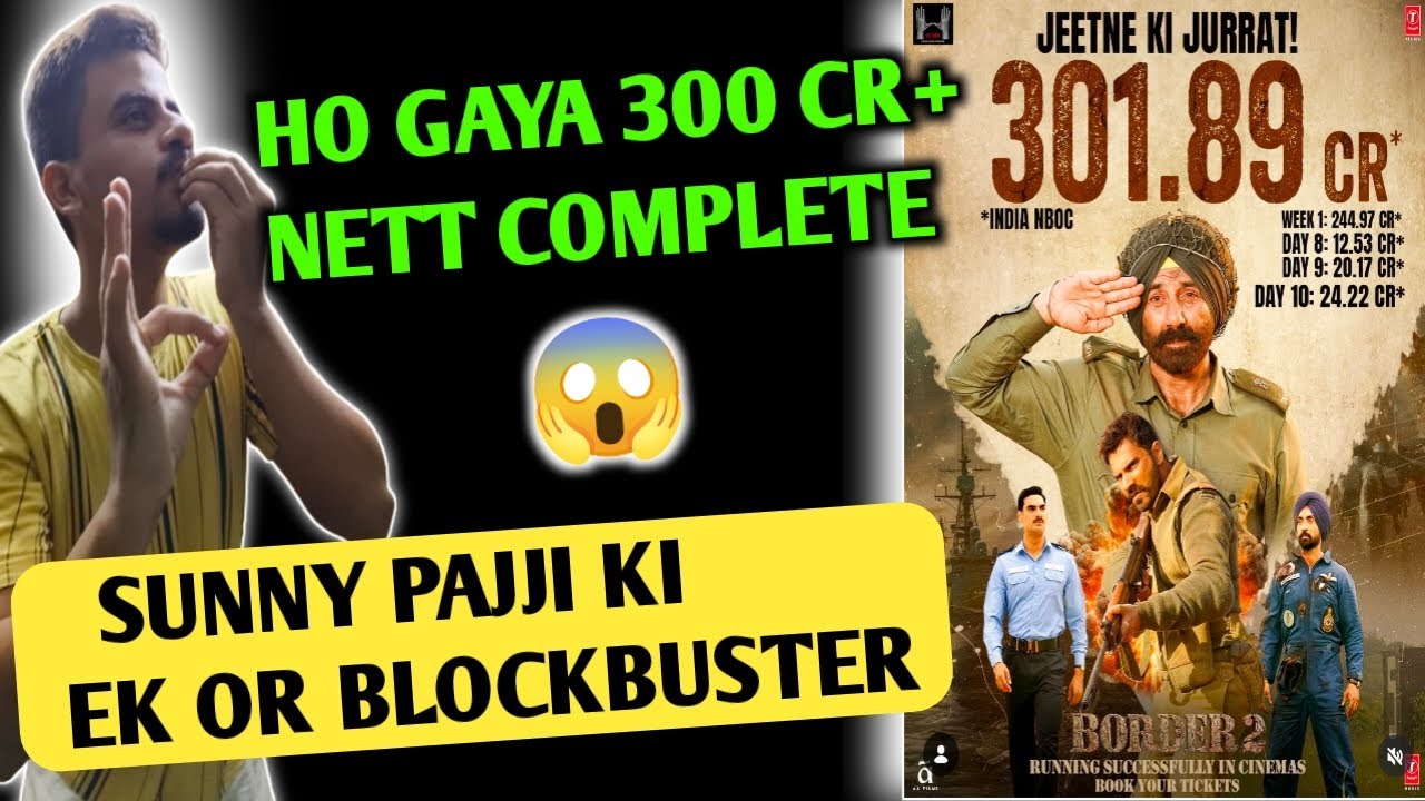 Blockbuster: Border 2 Day 10 Official India Box Office Collection ll Border 2 Total Collection ll