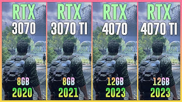 RTX 3070 vs RTX 3070 TI vs RTX 4070 vs RTX 4070 TI - Test in 12 Games | 1080p | 1440p | 4k
