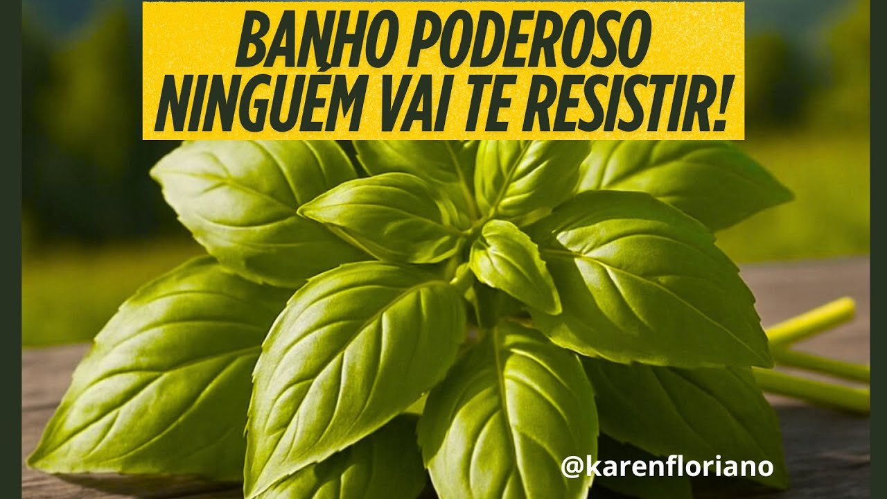 # BANHO PODEROSO - NINGUÉM VAI CONSEGUIR TE RESISTIR!
