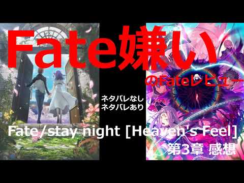 Fate嫌いのfateレビュー Fate Stay Night Heaven S Feel 第3章 の感想 渋くてビターな結末 あなたはハッピーエンドだと思いますか ネタバレ無し あり Youtube