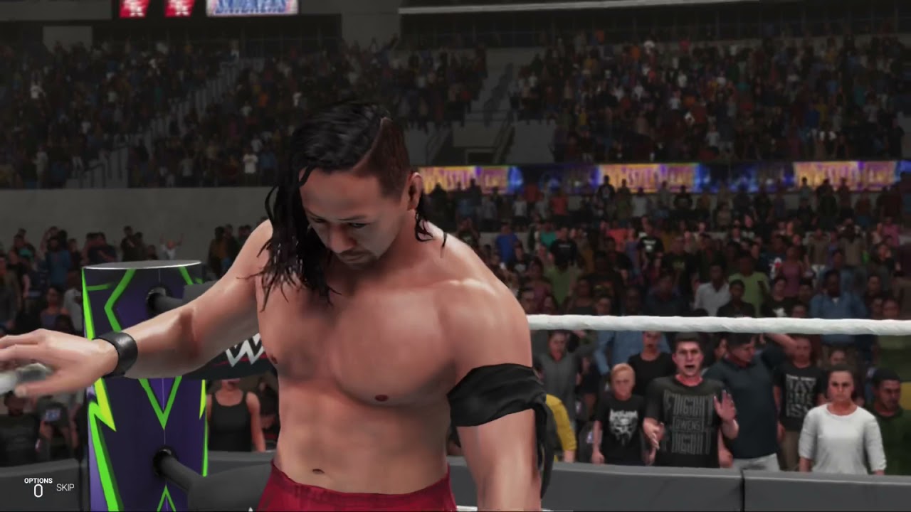WWE 2K19 Gameplay Shinsuke Nakamura vs AJ Styles WWE Championship Wrestlemania 34