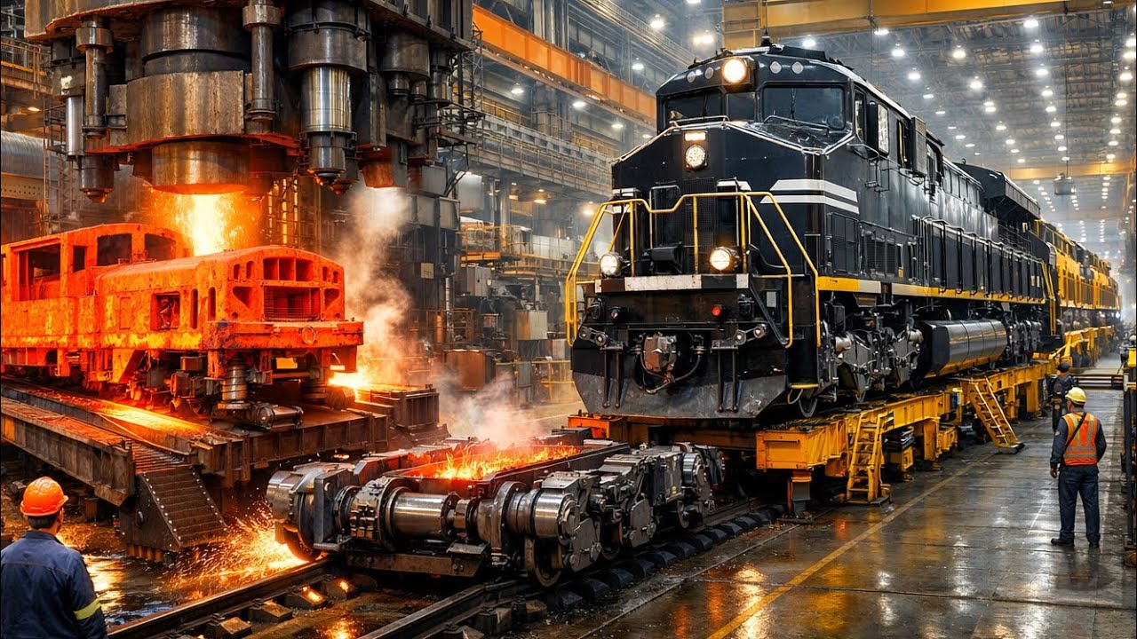 ¿Cómo se Arma una Máquina de Miles de Toneladas? La Locomotora Moderna