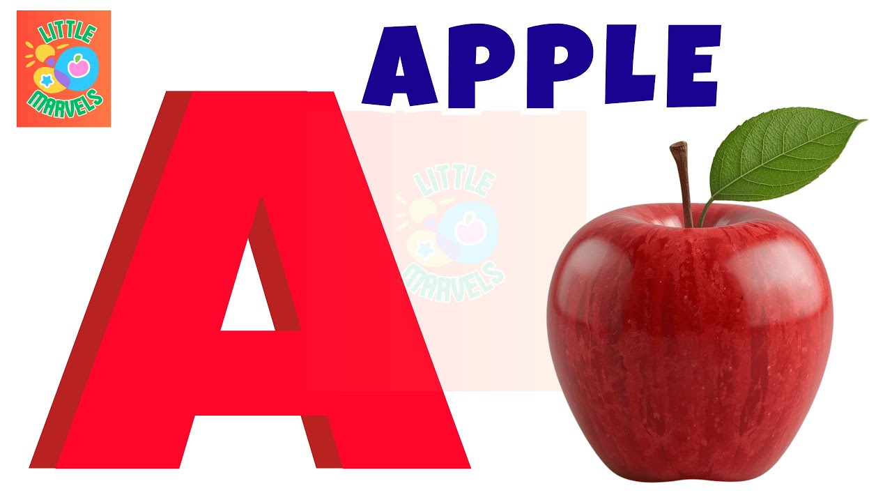 A to Z Phonics Sound 🍎🎶 | Sing and Learn Colorful Cartoon Nursery Rhymes for Toddlers and Children's