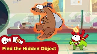 find the hidden object om nom stories ferret robber cut the rope