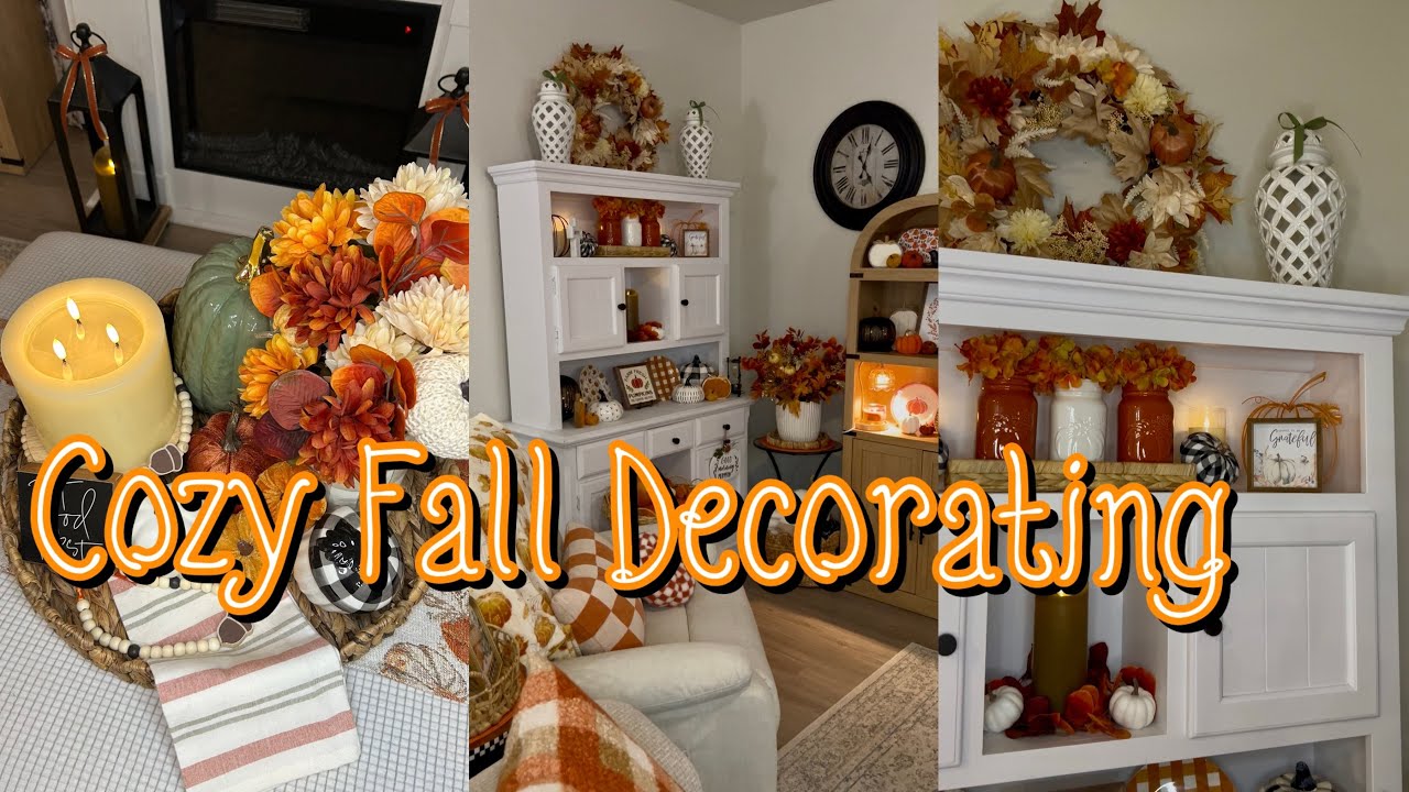 Cozy Fall Decorating || Fall 2025 Home Decor #fallhomedecor #falldecor