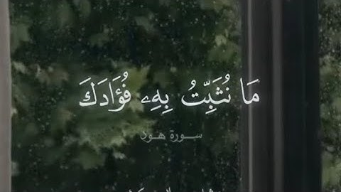 آيات تسلي وتثبت النبي ﷺ | فجرية هادئة من خواتيم هود | مشاري العكيل 