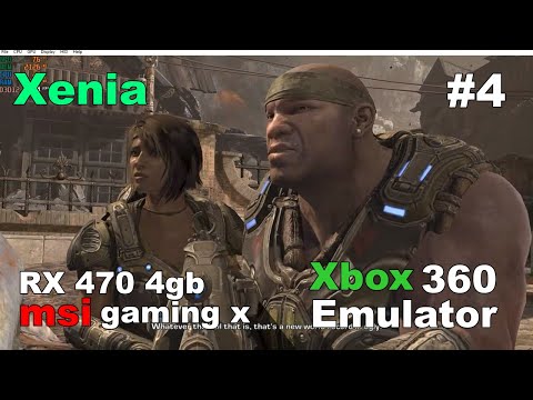 Xenia ( Xbox 360 Emulator ) Gears of War 3 - Gameplay #4