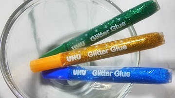 Will it Slime?#1 Testing if Glitter Glue Works For My Slime