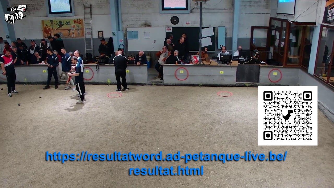 Miniature : Pétanque, journée finale Tertre X3, 1/4 finale,