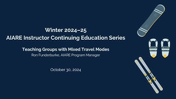 24/25 CE Series | Teaching Groups with Mixed Travel Modes
