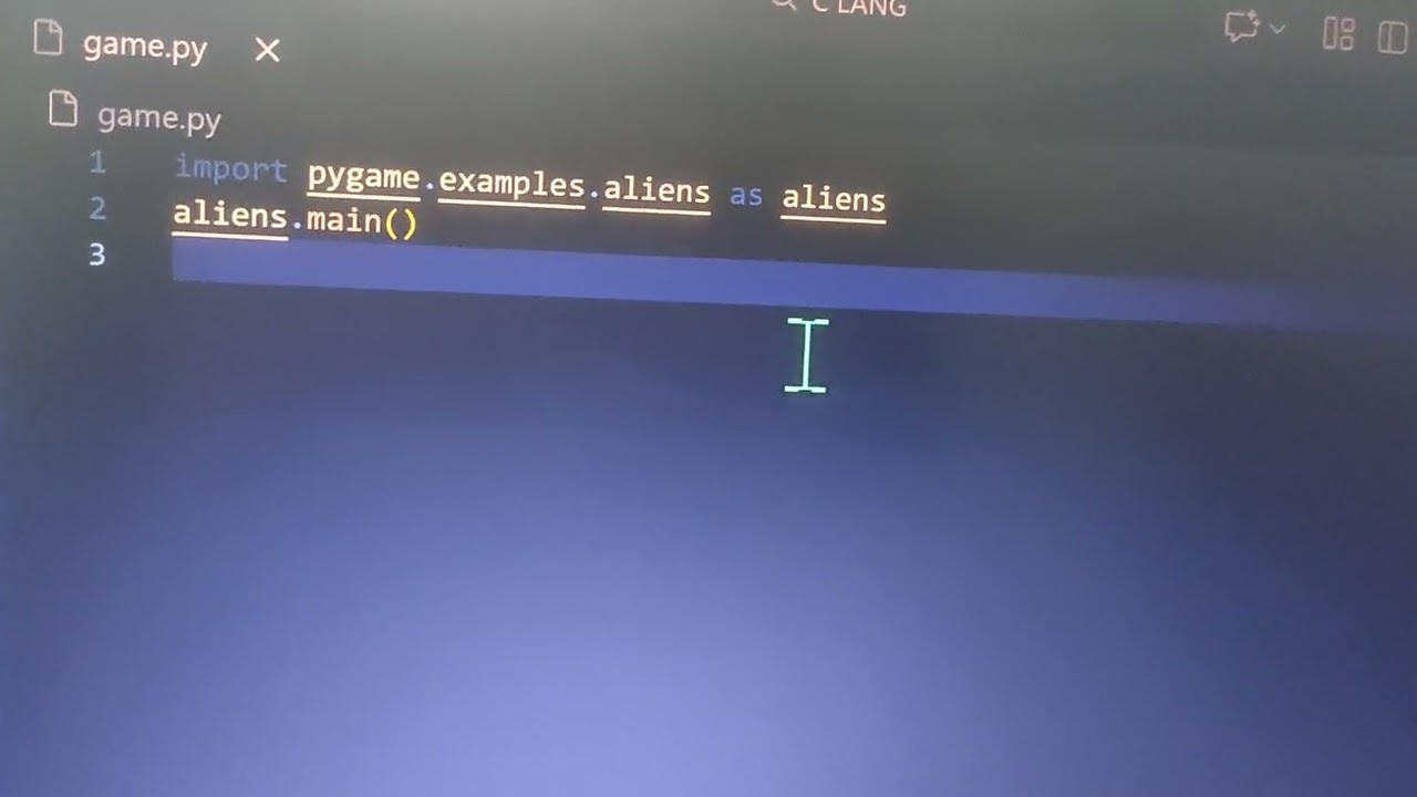 HOW TO INSTALL PYGAME IN LATEST VERSION OF PYTHON IN VS CODE.