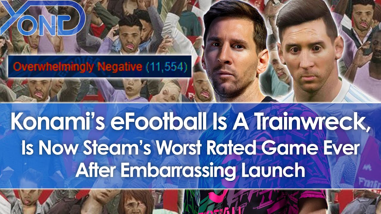 Konami's eFootball Is A Trainwreck, Is Now Steam's Worst User Rated Game After Embarrassing Launch