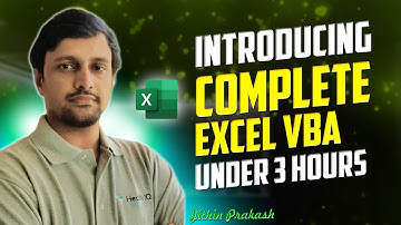 Excel VBA Full Course | Excel VBA Tutorial For Beginners | Satyajit Pattnaik