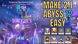 New 2.1 Spiral Abyss Floor 12 guide (9 Stars) | Genshin Impact