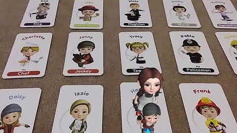 Flashcard Occupation 4D octaland