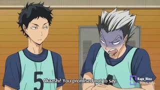 Bokuto Say Akashi + hey hey hey 😁