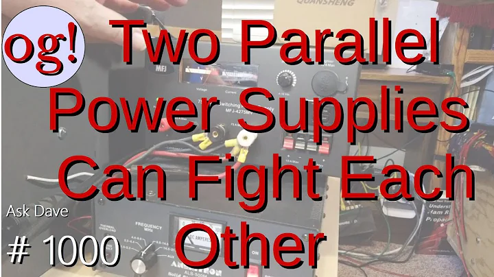 Two Parallel Power Supplies Can Fight Each Other (#1000)