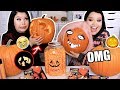 Pumpkin Carving Challenge w/ Karina Garcia! *FAIL*