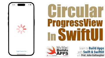 Ch. 6.7 Simple Circular Progress View in SwiftUI (2024)