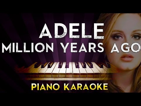 adele---millon-years-ago-|-higher-key-piano-karaoke-instrumental-lyrics-cover-sing-along