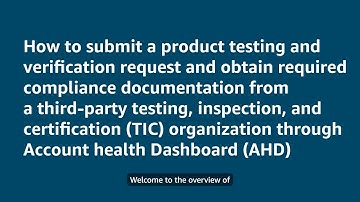 How to Initiate a Testing or Verification in Account Health Dashboard