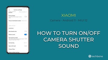 How to Turn on/off Camera Shutter Sound - Xiaomi Camera [Android 11 - MIUI 12]