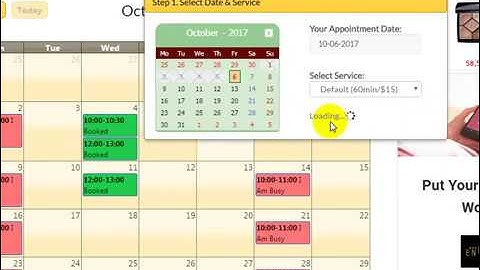 FullBooking  wordpress plugin - How it works (Front end) - video Tutorial
