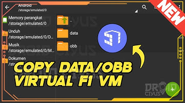 COPY DATA / OBB GAME DI F1 VM TERBARU | CARA PINDAH FOLDER DATA & FILE OBB KE VIRTUAL F1VM !!