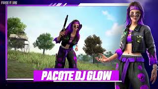 Free Fire Grátis! Pacote feminino DJ Glow, prancha, paraquedas e banner  será liberado no jogo