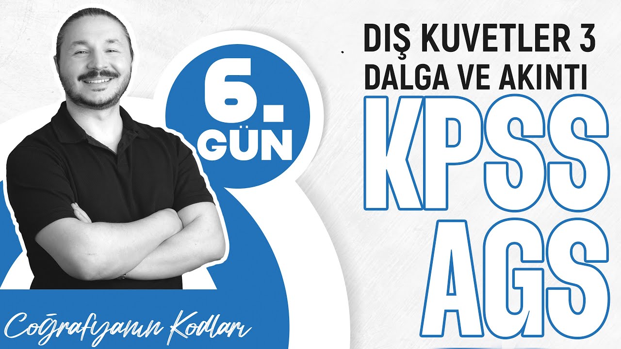 KPSS - AGS COĞRAFYA 2026 | Türkiye'de Dış kuvvetler 3 Kıyı tipleri | Kodlamalarla ve Haritalarla
