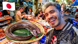 Trying STREET FOOD in JAPAN | They eat WHALE here! 🇯🇵