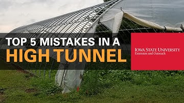 Top 5 Common Mistakes Made in a High Tunnel