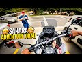 Saindo da honda com a sahara adventure 0km  nova moto do canal