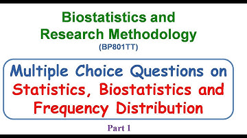 MCQ Part 1 || Biostatistics and Research Methodology || Pharmaplanet