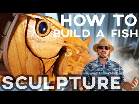 How to Build a Fish Sculpture using Scrap Wood: Reclaimed & Pallet