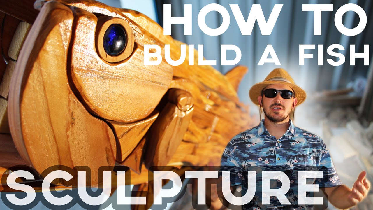 How to Build a Fish Sculpture using Scrap Wood: Reclaimed 