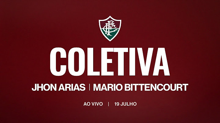 AO VIVO - COLETIVA - MÁRIO BITTENCOURT E JHON ARIAS