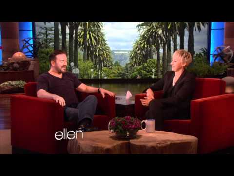 The say-anything funnyman is back again to host the Golden Globes, and he dropped by to tell Ellen how he's preparing for the big night!