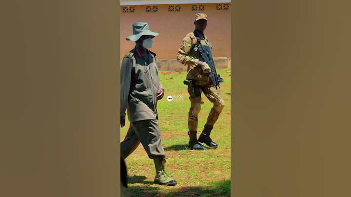 Museveni additional source of energy remains unknown to us, as his walk is remarkably vigorous.