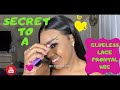 TOP 3 SECRETS FOR A GLUELESS LACE FRONTAL WIG- HOW TO CUT EAR FLAPS IN DETAIL