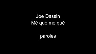 Watch Joe Dassin Me Que Me Que video