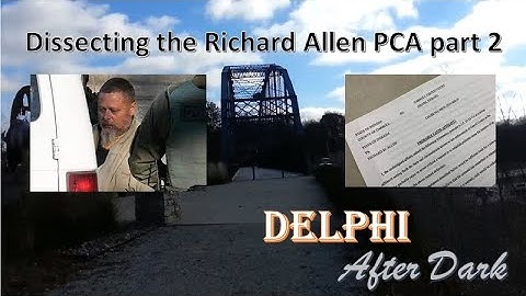 Dissecting the Richard Allen PCA - part 2  #Delphi #Mononhighbridge