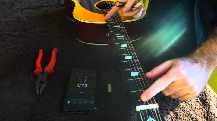 Quick acoustic guitar intonation FIX !!