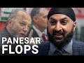 Monty Panesar flops over George Galloway