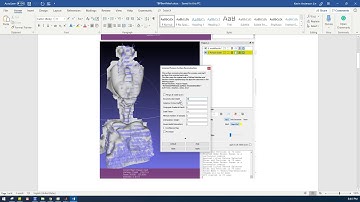 Converting 3D point cloud to 3D mesh using mesh lab
