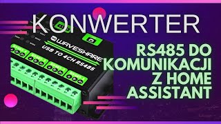 Konwerter RS485 na USB do komunikacji z Home Assistant.