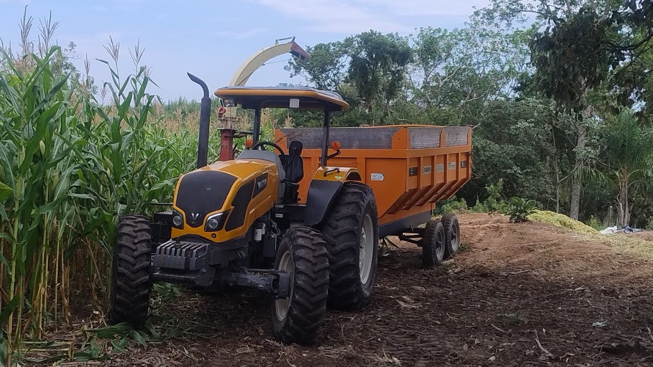 FAZENDO SILAGEM COM UM A800r 