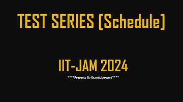 IIT JAM 2024 TEST SERIES II Unit Wise Tests II Major Tests II Full Mock Test II Detailed Solution II