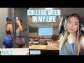 busy college week in my life: exams + post-grad anxiety