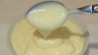 Crème pâtissière au Lait Concentré sucré+Crème Pâtissière (Sans œufs)